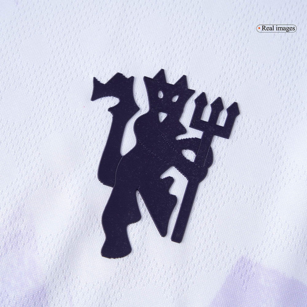 B.FERNANDES #8 Manchester United Away Authentic Soccer Jersey 2025/26