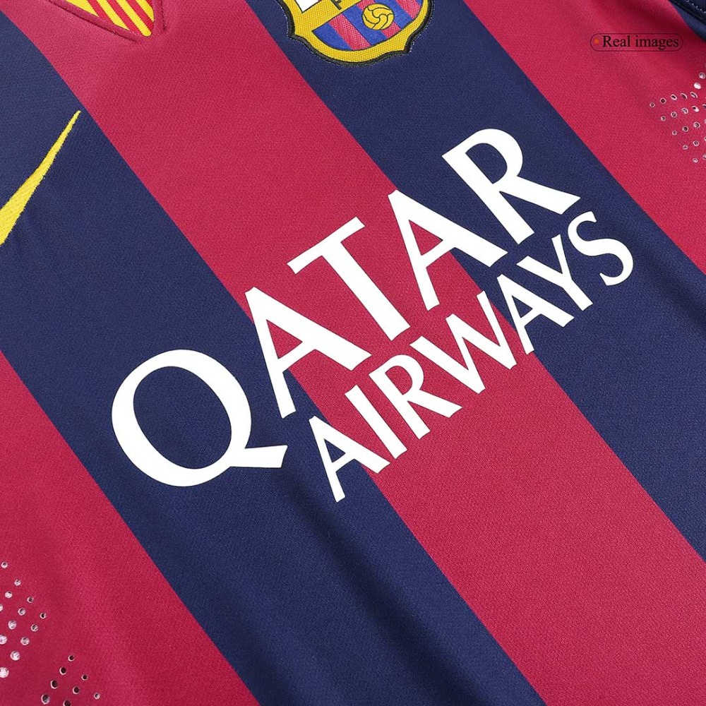 Vintage Soccer Jersey NEYMAR JR #11 Barcelona Home 2014/15