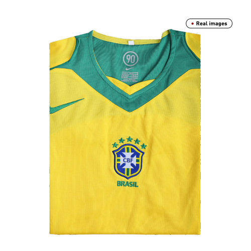 Retro Soccer Jersey Brazil Home 2004