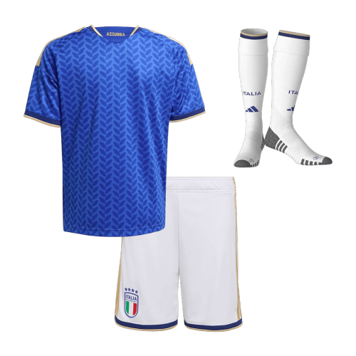 Italy Home Kids Soccer Jerseys Full Kit World Cup 2026