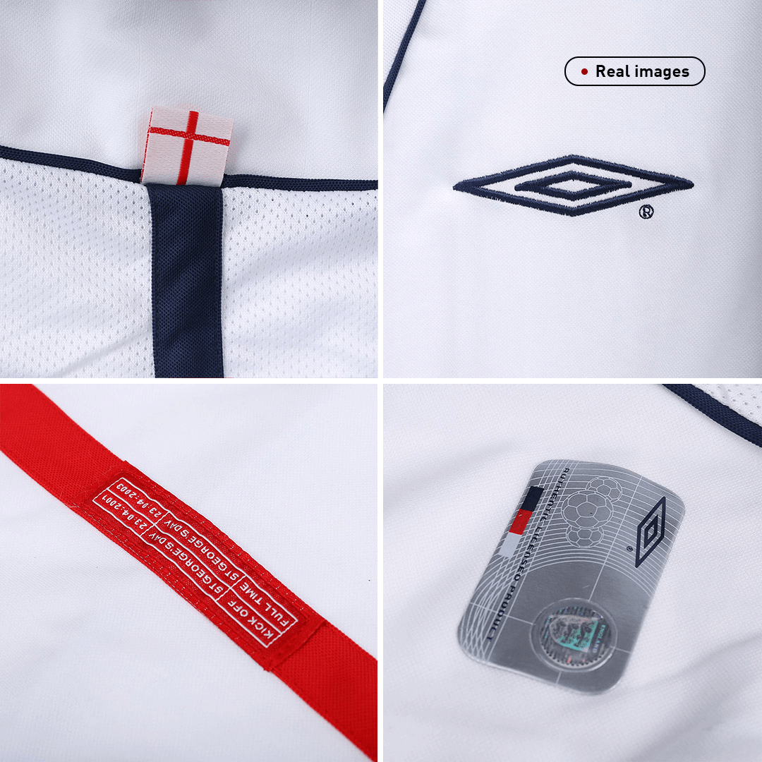Retro England Home Jersey 2002