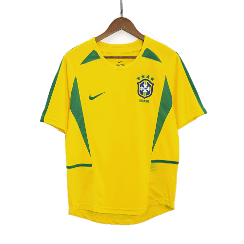 Retro Soccer Jersey Brazil Home 2002/03