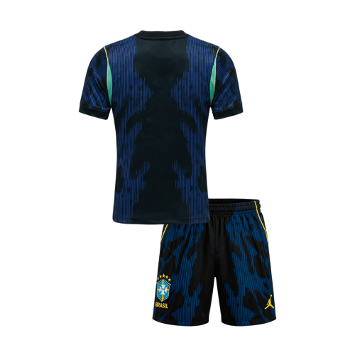 Brazil Away Kids Soccer Jerseys Kit World Cup 2026