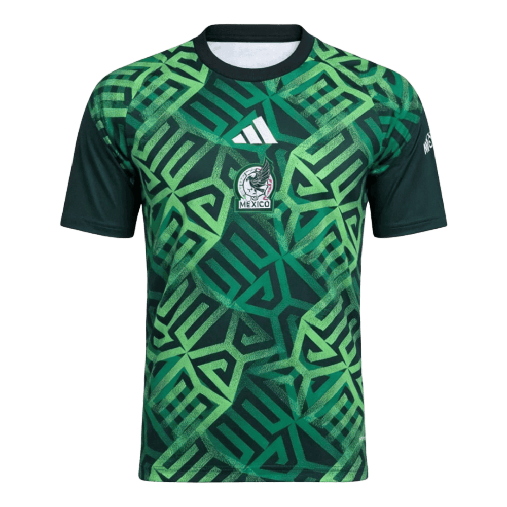 Mexico Pre-Match Soccer Jersey World Cup 2026 Green