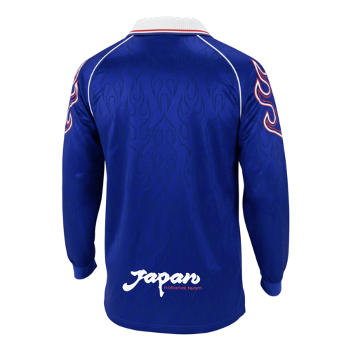 Retro Soccer Jersey Japan Home Long Sleeve 1998