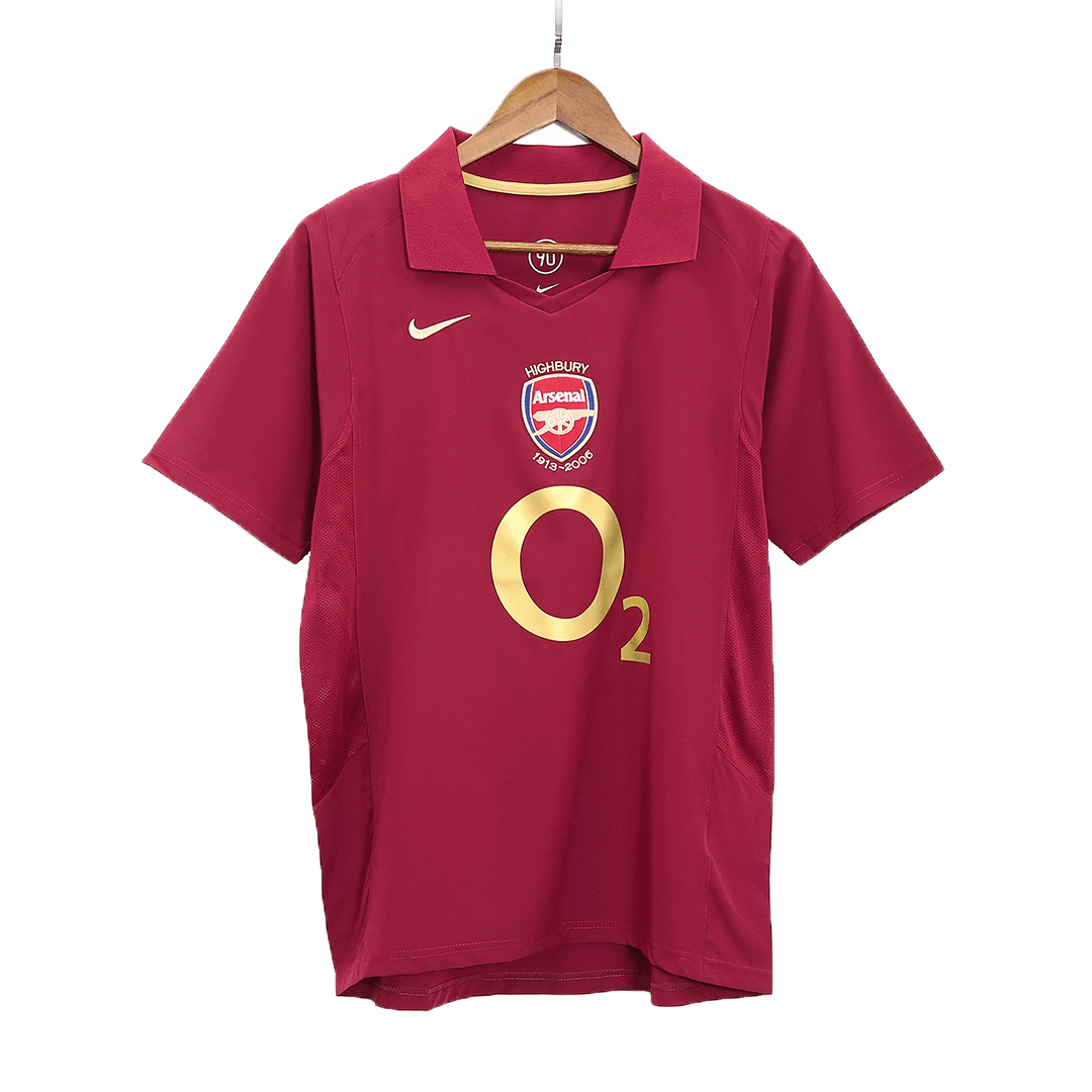 Retro Soccer Jersey Arsenal Home 2005/06
