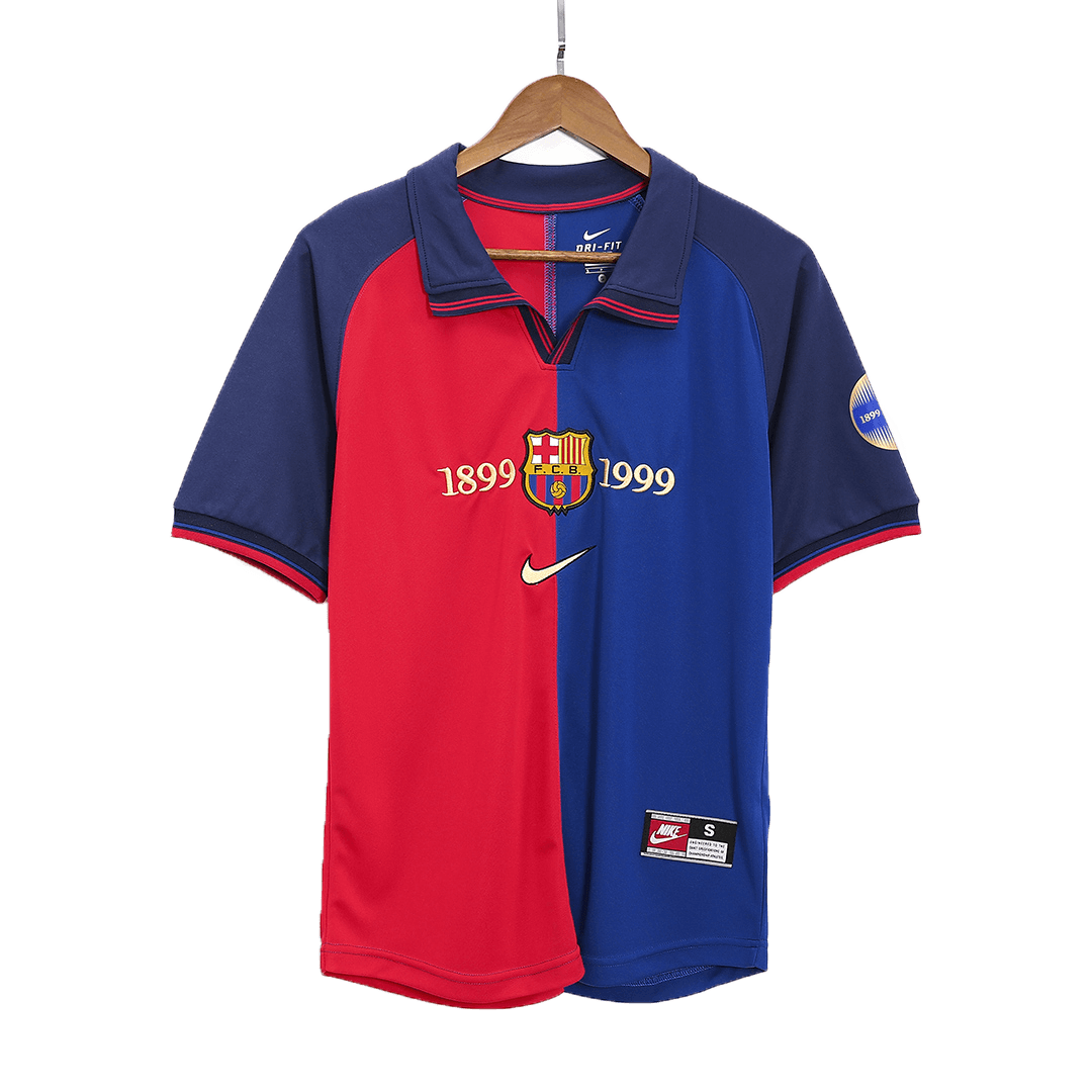 Retro Soccer Jersey KLUIVERT #9 Barcelona Home 1999/00