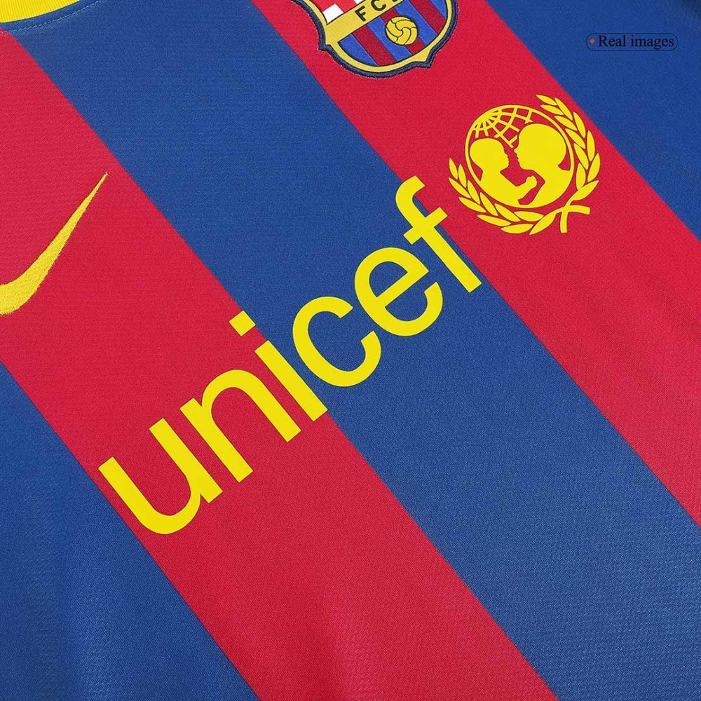 Retro Soccer Jersey PUYOL #5 Barcelona Home 2010/11