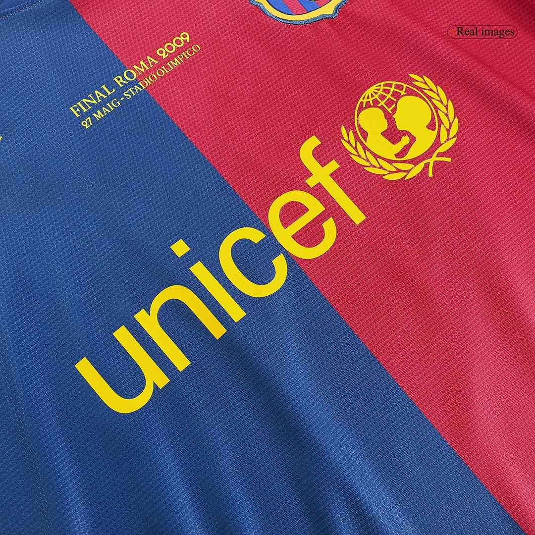 Retro Soccer Jersey XAVI #6 Barcelona Home 2008/09 - UCL Final - UCL