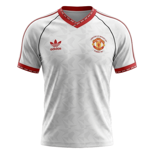Retro Soccer Jersey Manchester United Away 1991