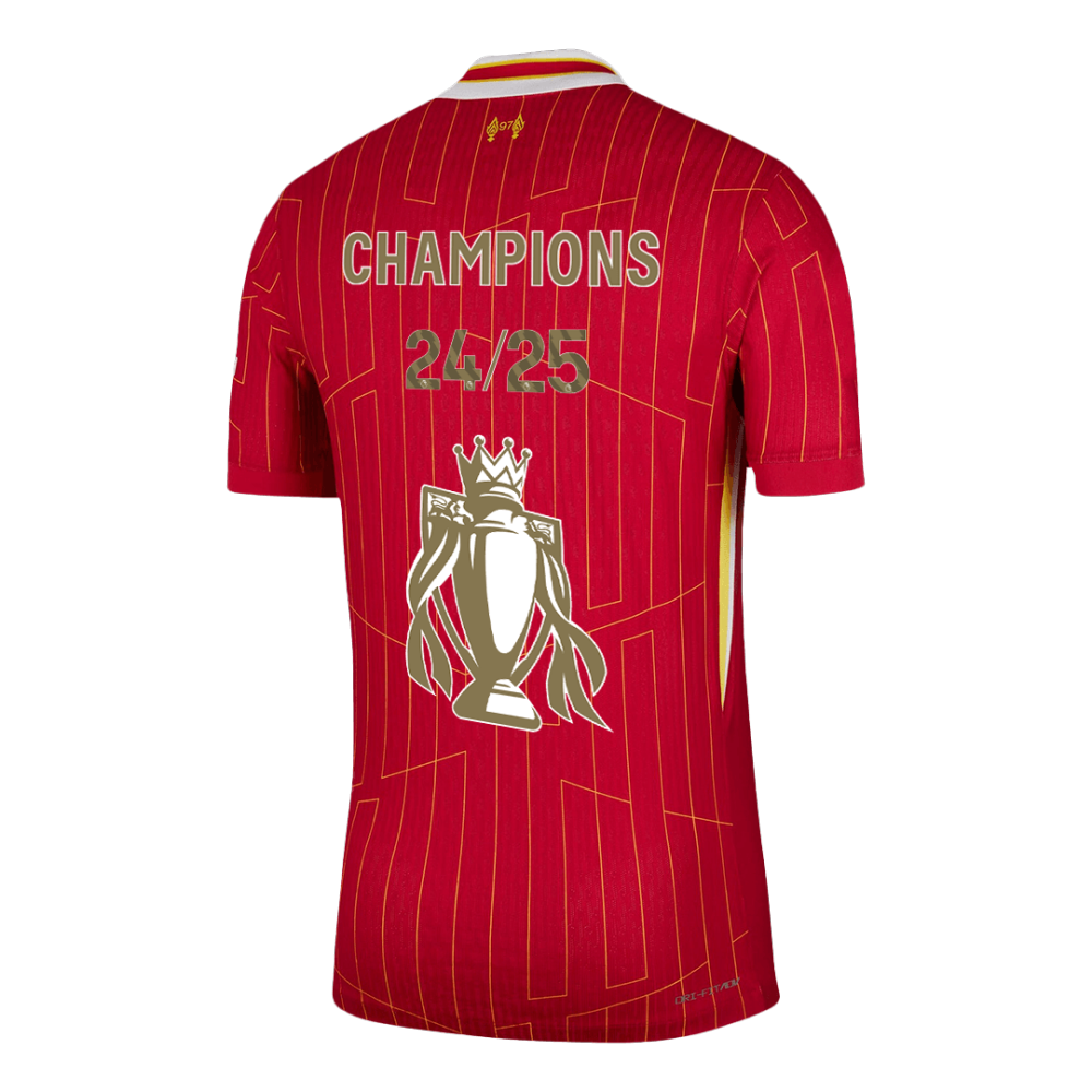 Liverpool Home Player Version Jersey CHAMPIONS 24/25