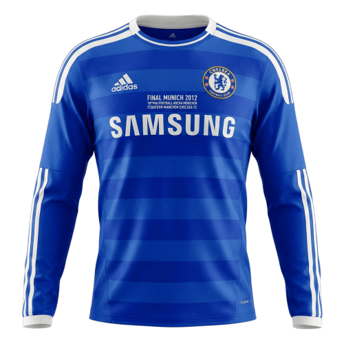 Retro Soccer Jersey Chelsea Home Long Sleeve 2011/12
