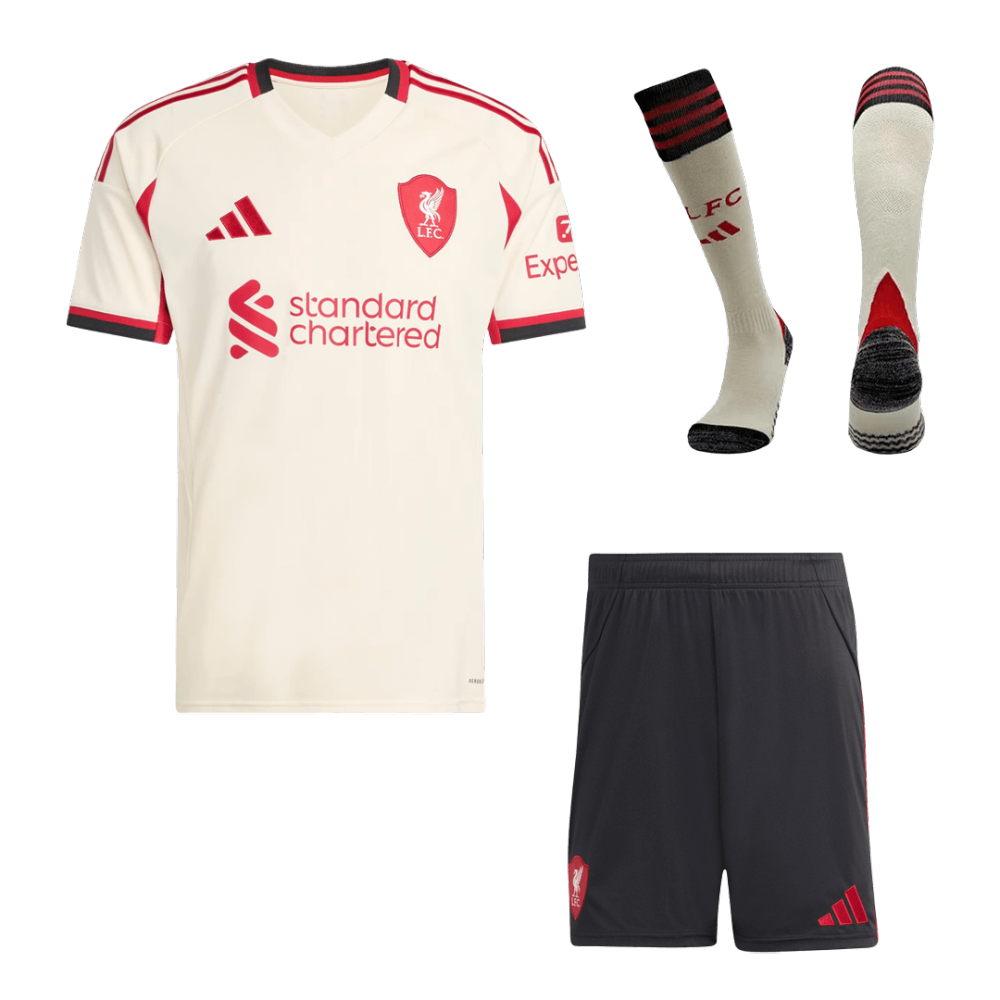 Liverpool Away Jerseys Kit 2025/26