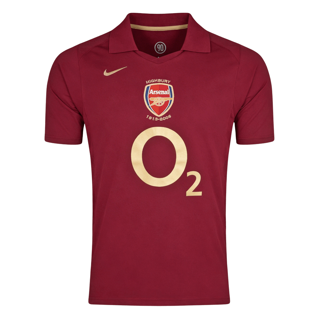 Retro Soccer Jersey Arsenal Home 2005/06