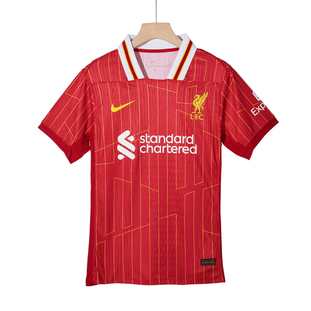 Liverpool Home Player Version Jersey CHAMPIONS 24/25