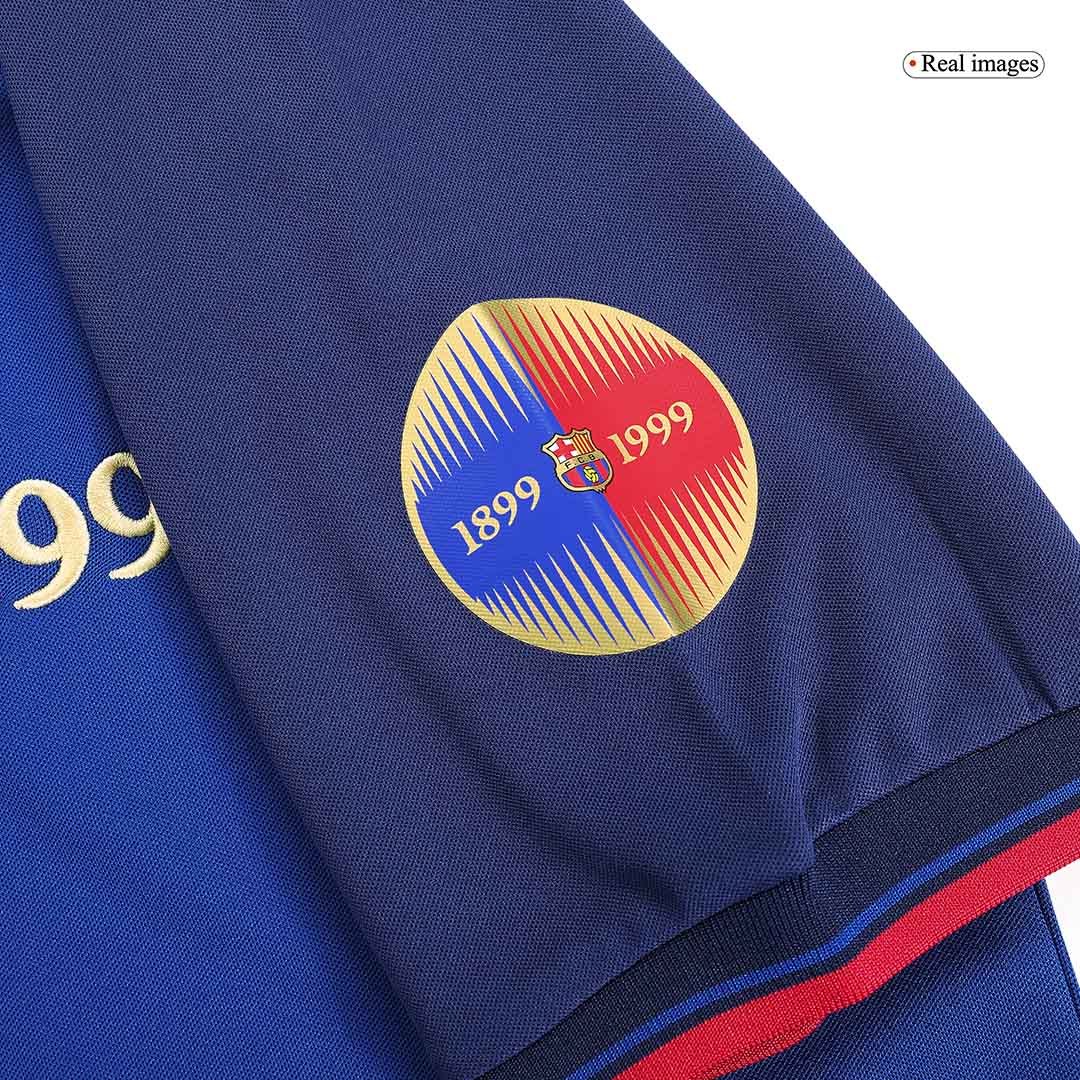 Retro Soccer Jersey KLUIVERT #9 Barcelona Home 1999/00
