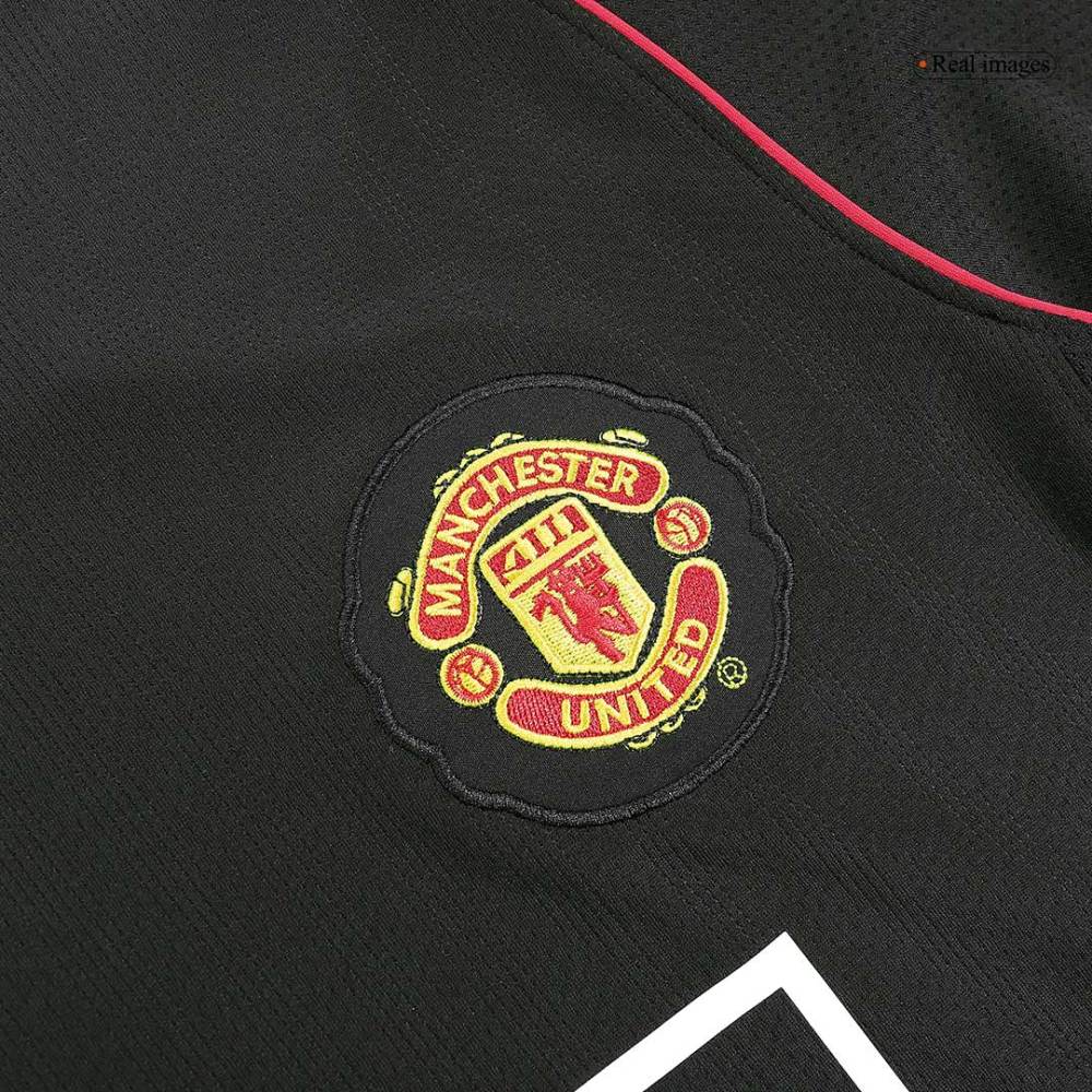 Retro Soccer Jersey Manchester United Away Long Sleeve 2007/08