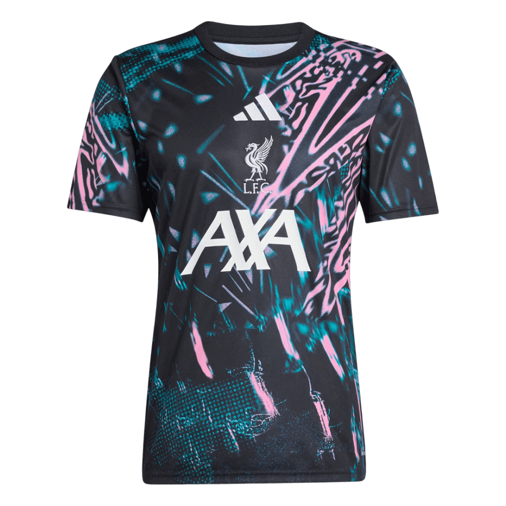 Liverpool Pre-Match Soccer Jersey 2025/26 Black