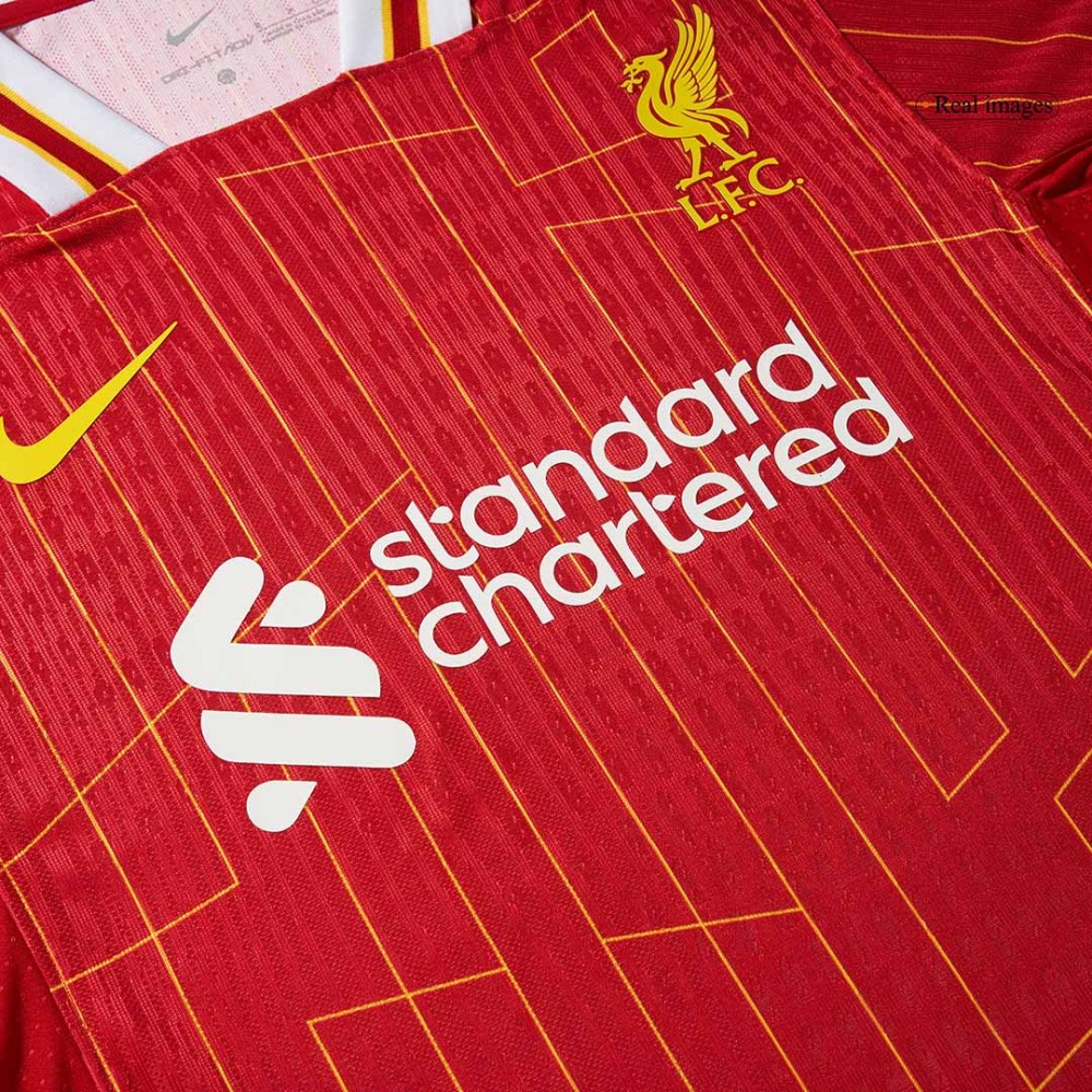 Liverpool Home Player Version Jersey CHAMPIONS 24/25