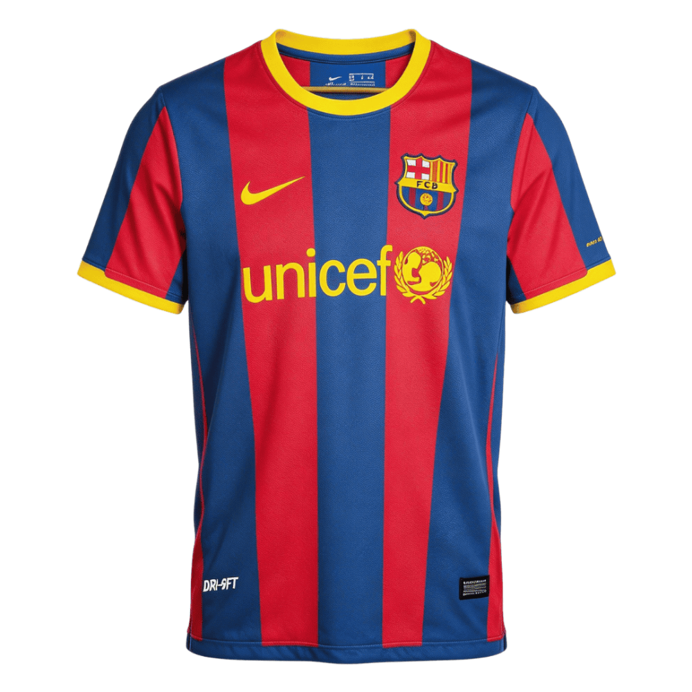 Retro Soccer Jersey PUYOL #5 Barcelona Home 2010/11