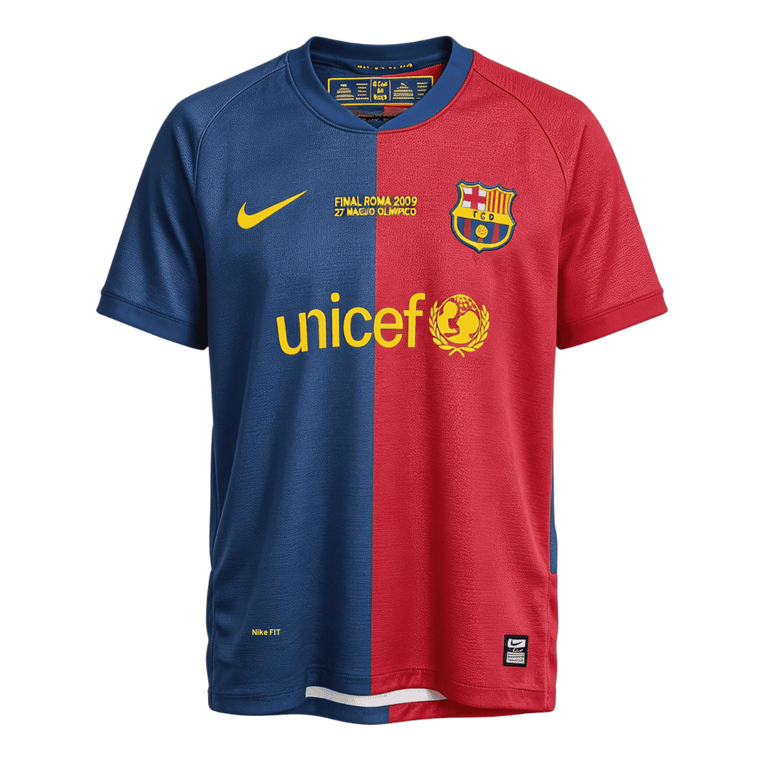 Retro Soccer Jersey XAVI #6 Barcelona Home 2008/09 - UCL Final - UCL