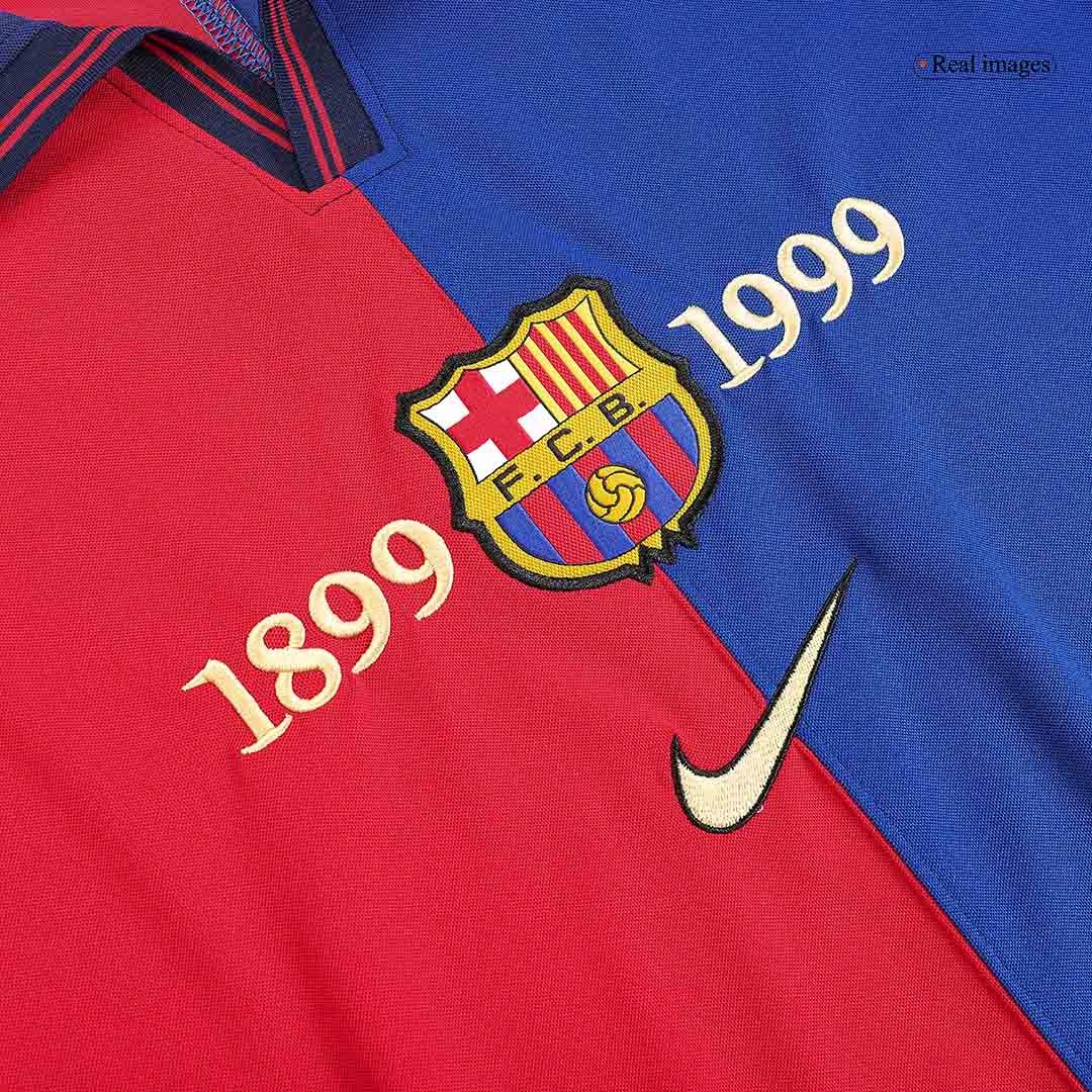 Retro Soccer Jersey KLUIVERT #9 Barcelona Home 1999/00