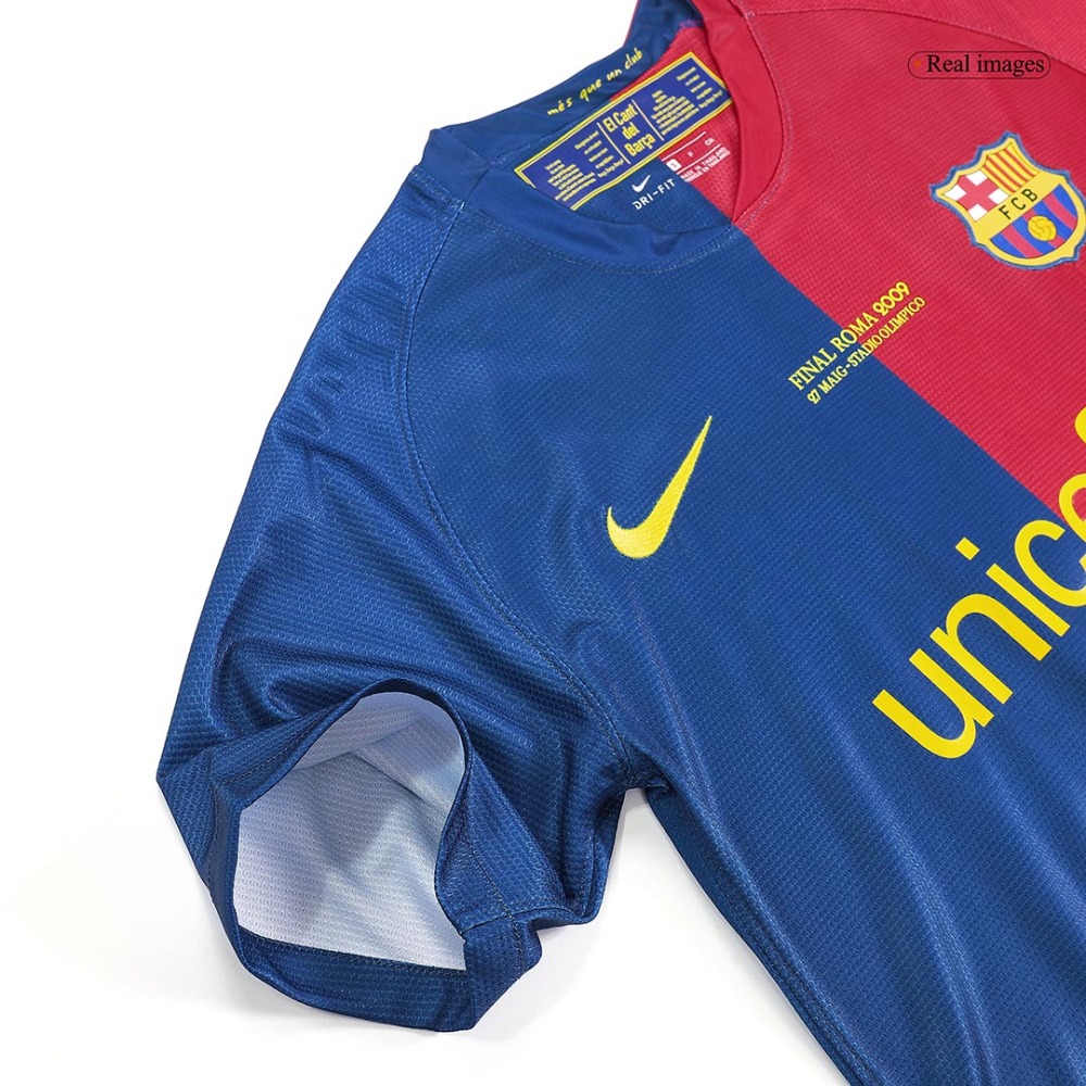 Retro Soccer Jersey ETO'O #9 Barcelona Home 2008/09 - UCL Final - UCL