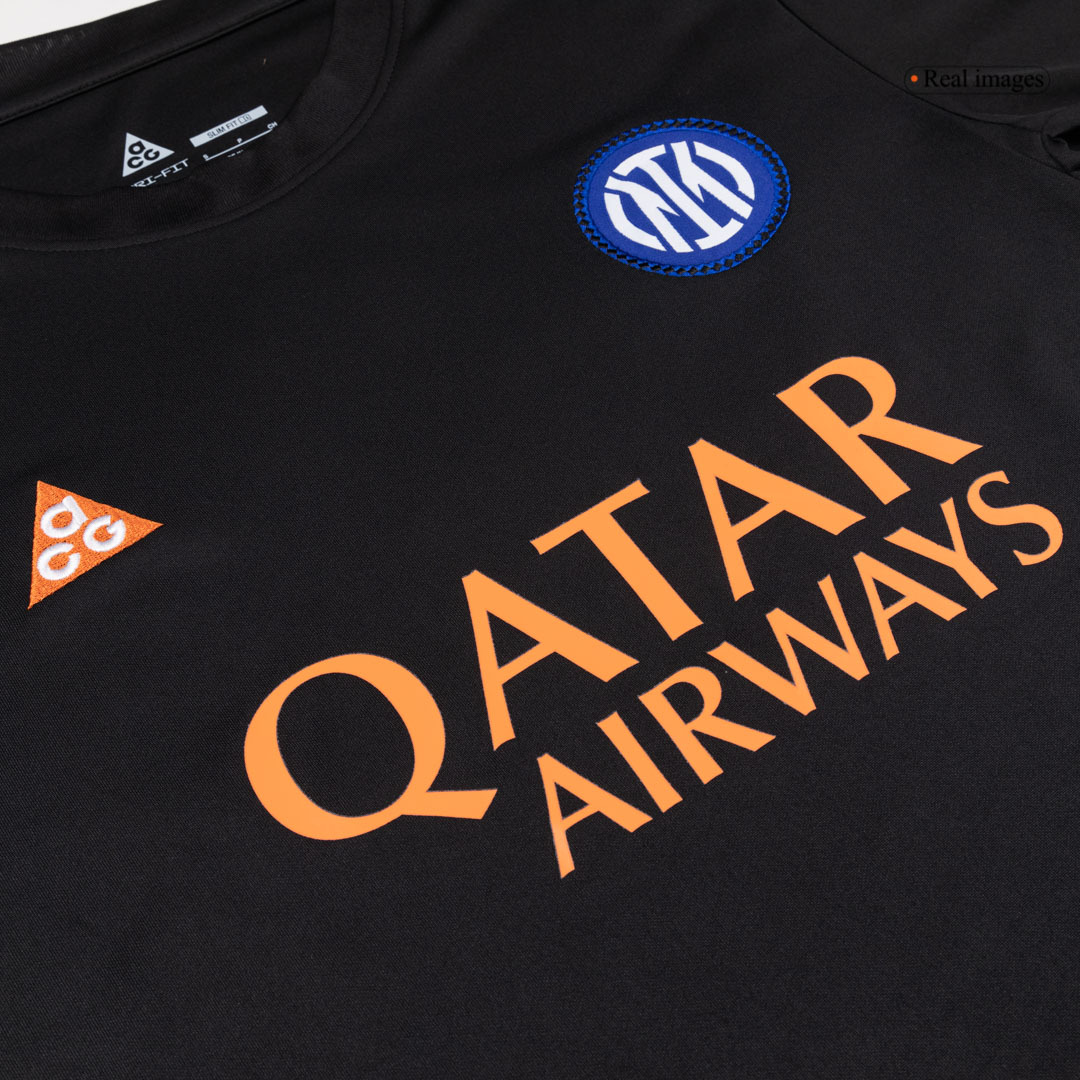 Inter Milan Pre-Match Soccer Jersey 2025/26 Black