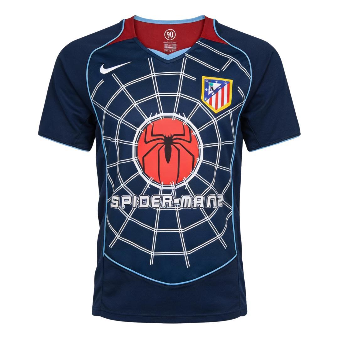 Retro Soccer Jersey Atletico Madrid Away 2004/05