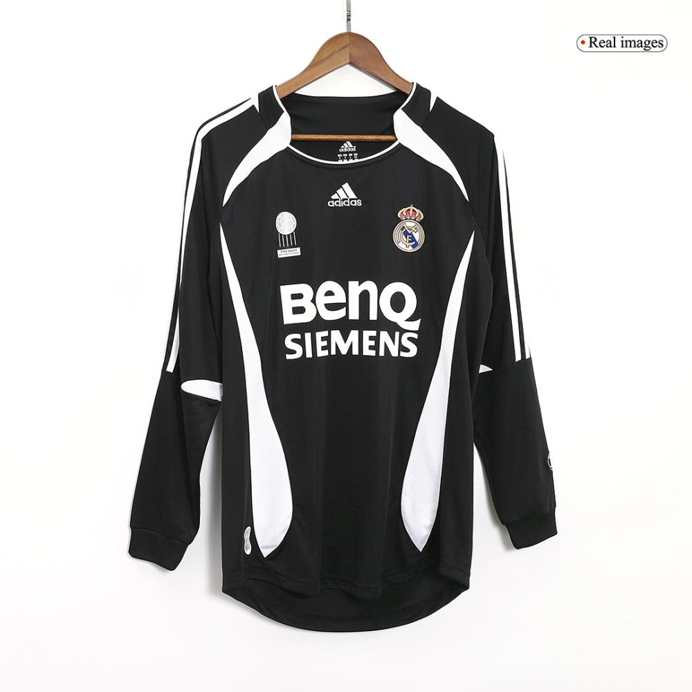 Retro Soccer Jersey Real Madrid Away Long Sleeve 2006/07