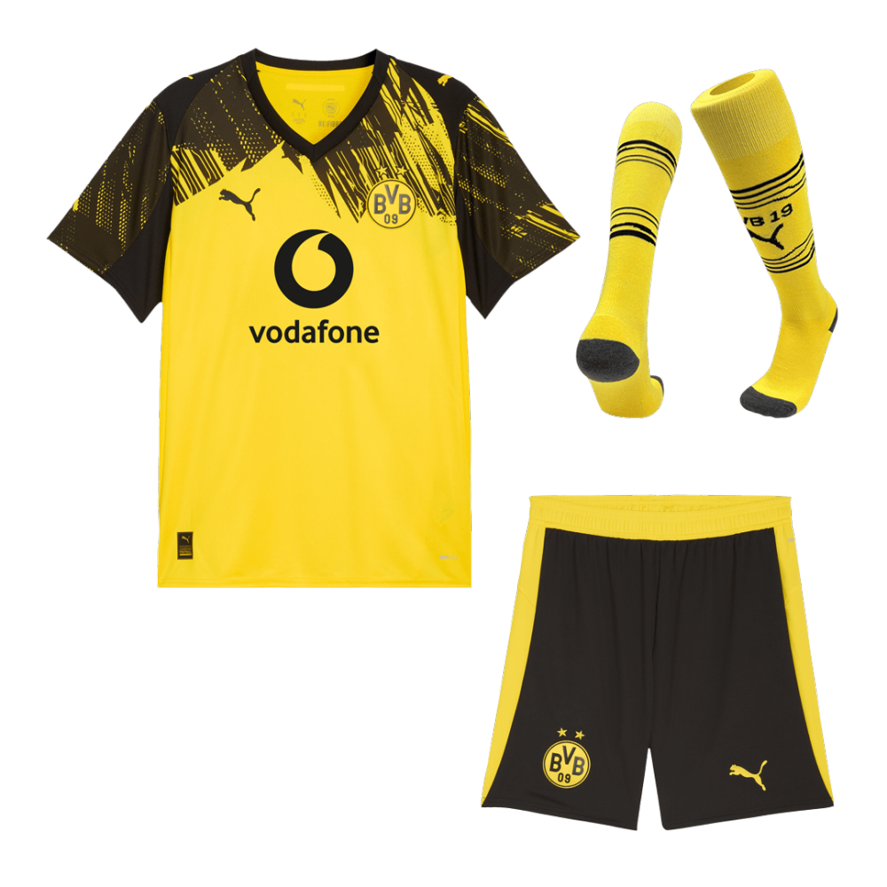 Borussia Dortmund Home Jerseys Full Kit 2025/26