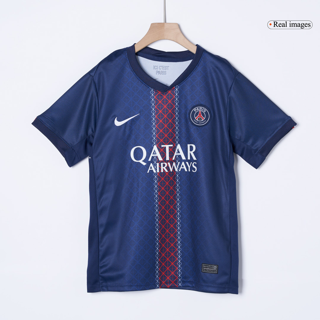 PSG Home Kids Soccer Jerseys Kit 2025/26