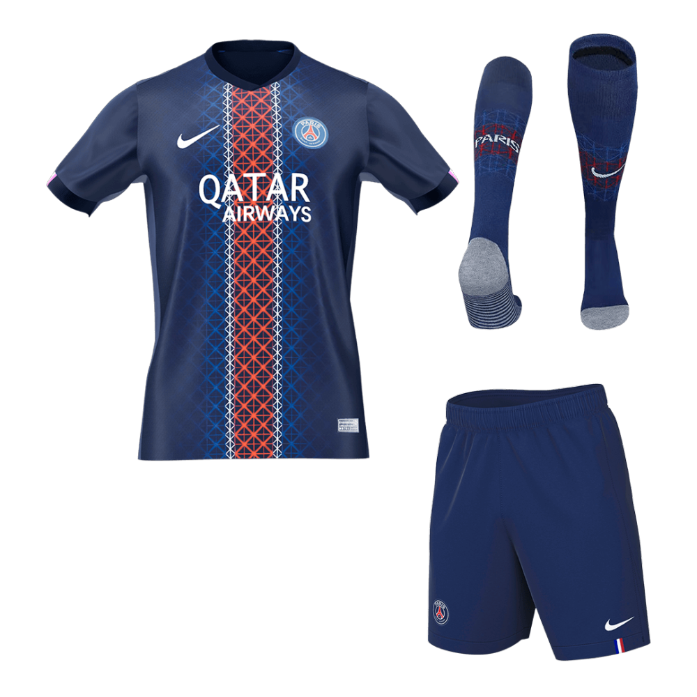 PSG Home Jerseys Full Kit 2025/26