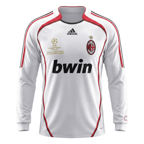 Retro Soccer Jersey AC Milan Away Long Sleeve 2006/07