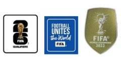 2026 World Cup Qualifiers & Football Unites The World  & 2022 World Cup Champion Badge