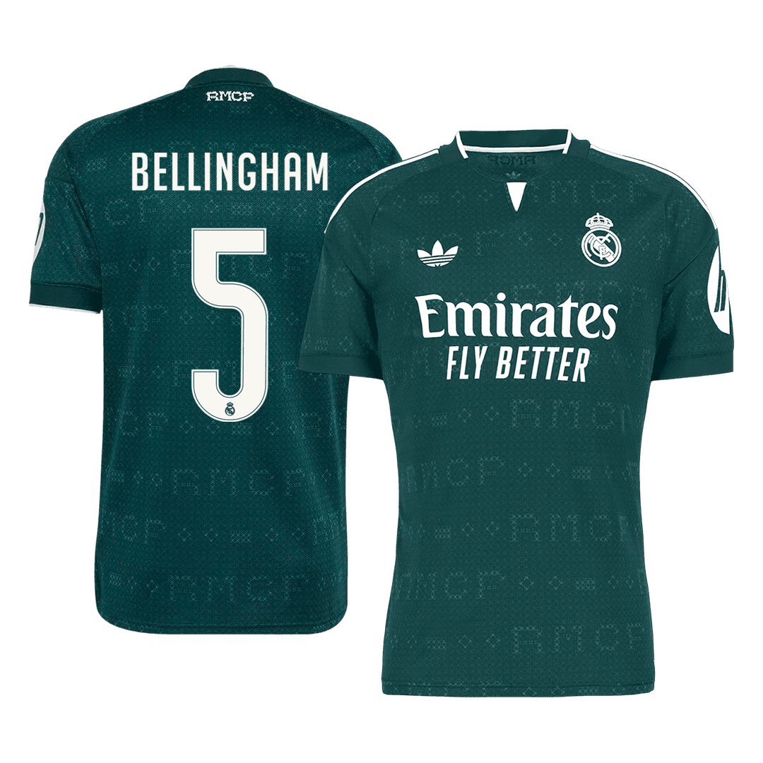BELLINGHAM #5 Real Madrid Away Soccer Jersey 2026/27