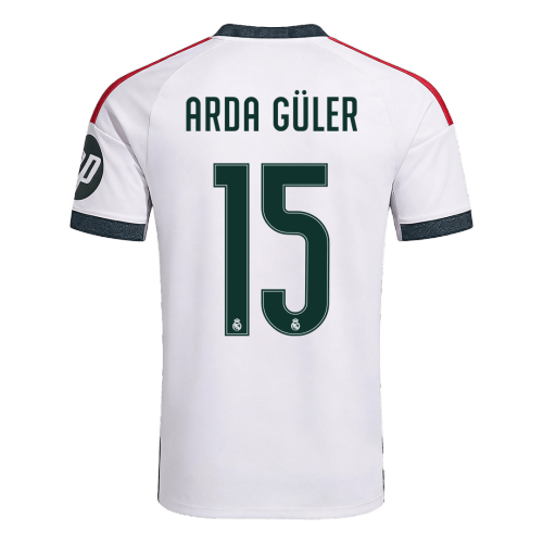 ARDA GÜLER #15 Real Madrid Home Soccer Jersey 2026/27