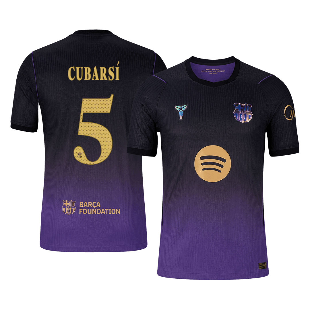 CUBARSÍ #5 Barcelona Away Player Version Jersey 2026/27 - UCL