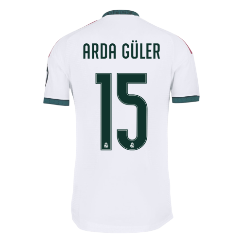 ARDA GÜLER #15 Real Madrid Home Player Version Jersey 2026/27