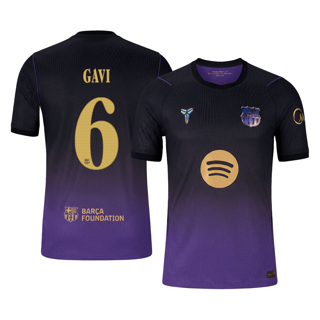 GAVI #6 Barcelona Away Player Version Jersey 2026/27 - UCL