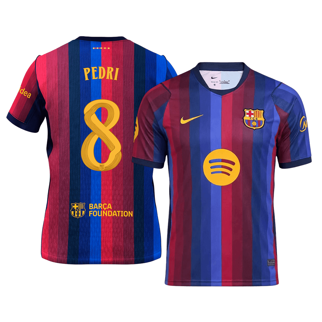 PEDRI #8 Barcelona Home Soccer Jersey 2026/27 -UCL