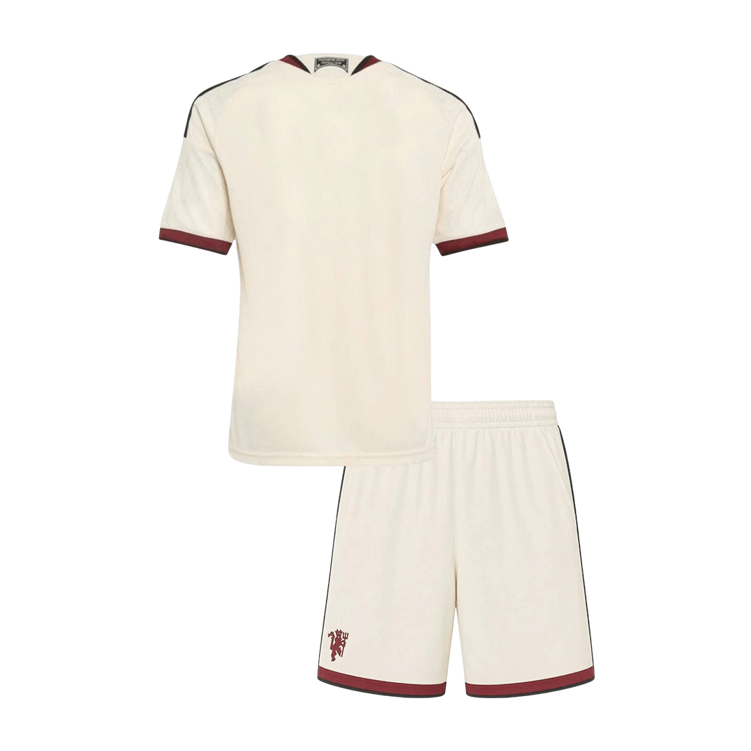 Manchester United Third Away Kids Soccer Jerseys Kit 2026/27