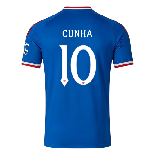 CUNHA #10 Manchester United Away Soccer Jersey 2026/27 -UCL