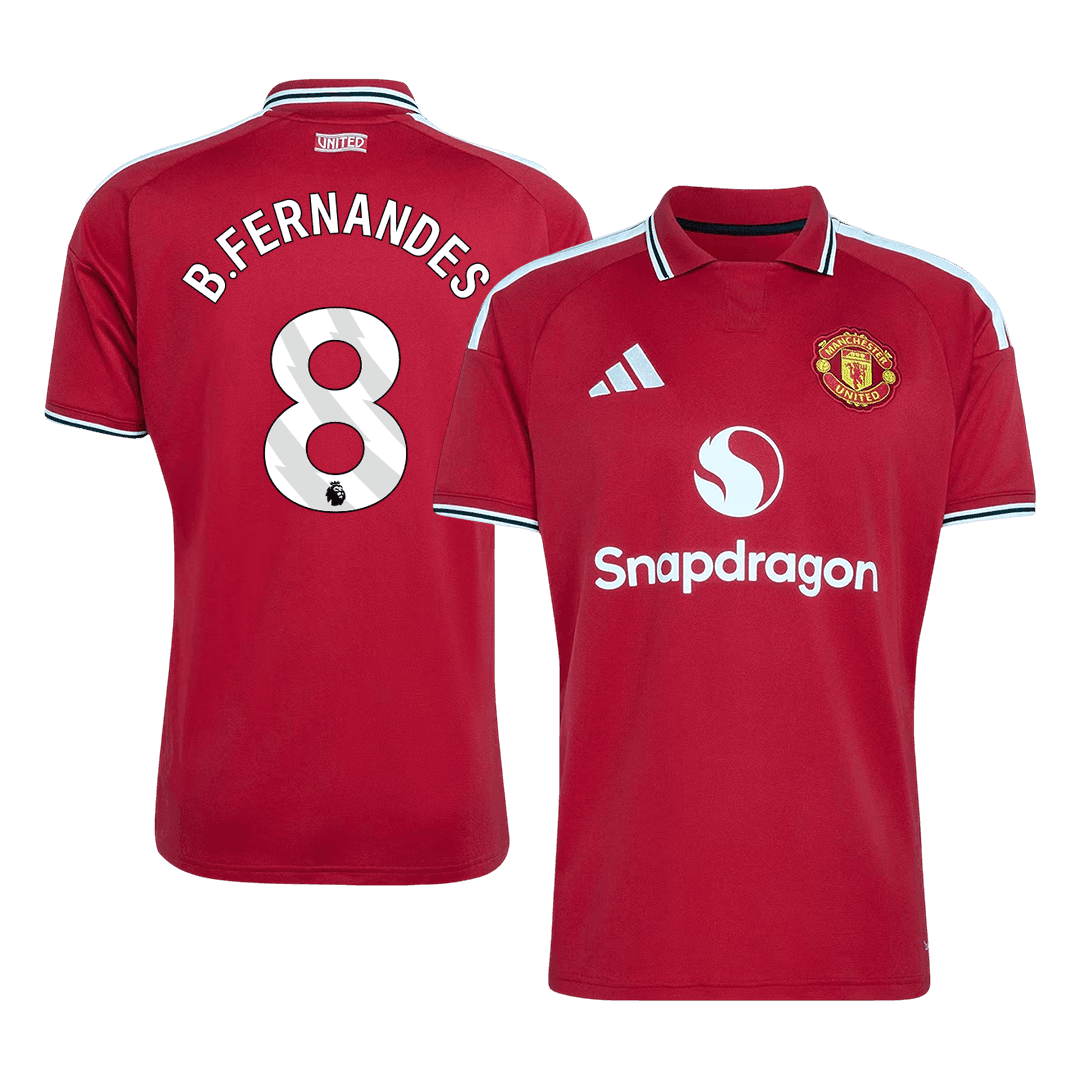 B.FERNANDES #8 Manchester United Home Soccer Jersey 2026/27