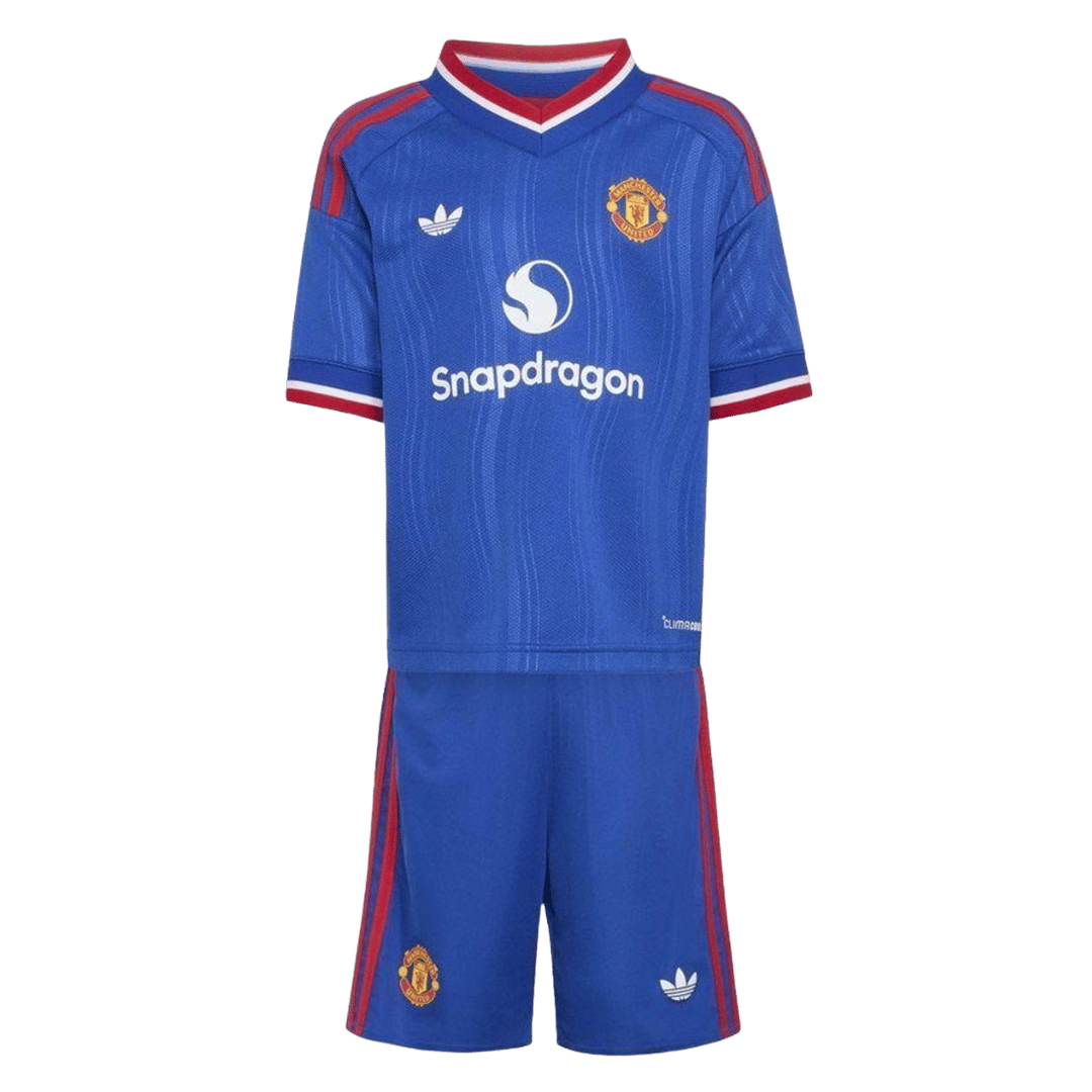 Manchester United Away Kids Soccer Jerseys Kit 2026/27