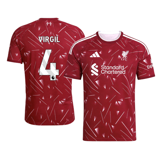 VIRGIL #4 Liverpool Home Soccer Jersey 2026/27
