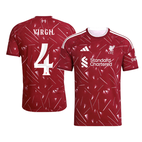 VIRGIL #4 Liverpool Home Soccer Jersey 2026/27 - UCL
