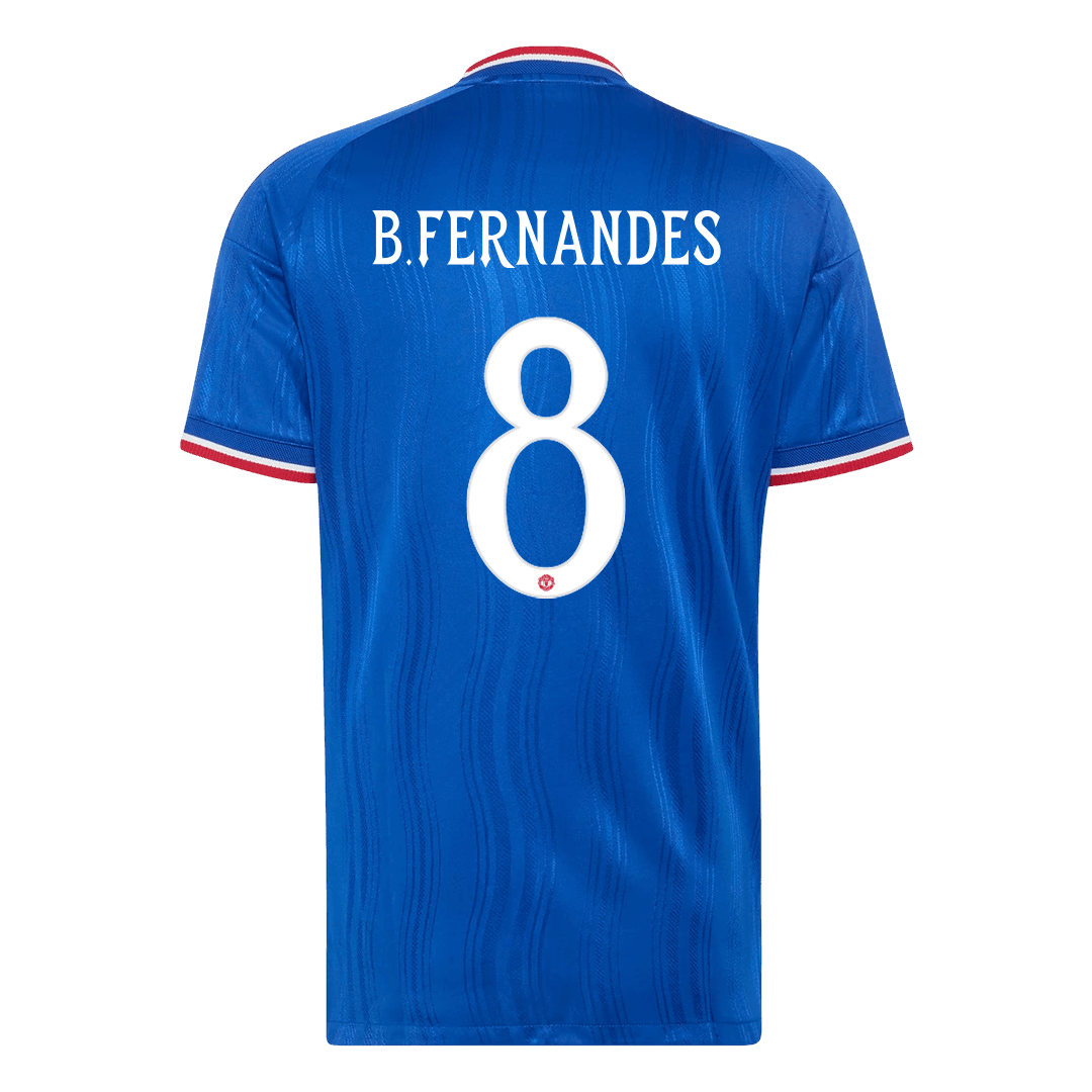 B. FERNANDES #8 Manchester United Away Player Version Jersey 2026/27 - UCL