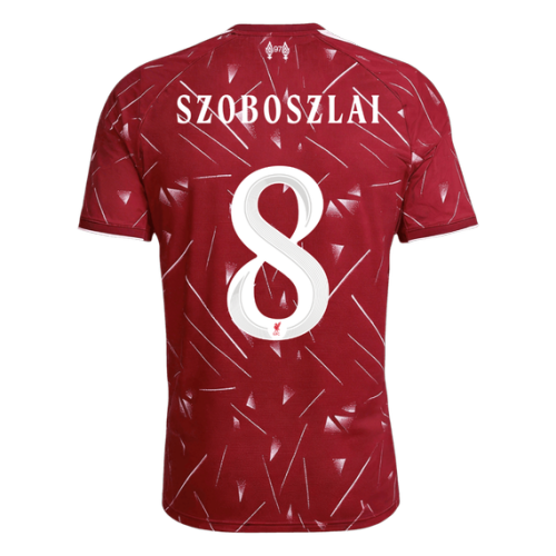 SZOBOSZLAI #8 Liverpool Home Soccer Jersey 2026/27 - UCL