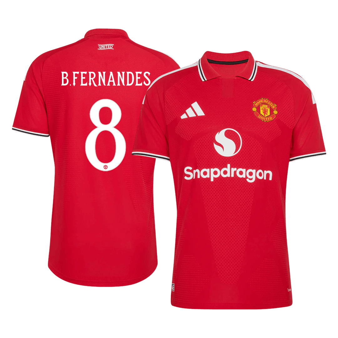 B. FERNANDES #8 Manchester United Home Player Version Jersey 2026/27 - UCL